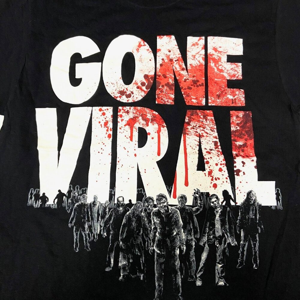 Walking Dead 2012 "Gone Viral" Adult NOS M, XL, 2X, 3X T-Shirts